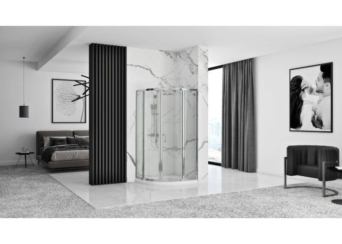 Душова Кабіна Rea LOOK 90X90 Хром REA-K7905