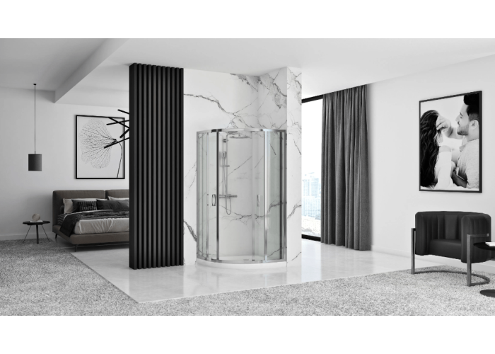 Душова Кабіна Rea LOOK 90X90 Хром REA-K7905