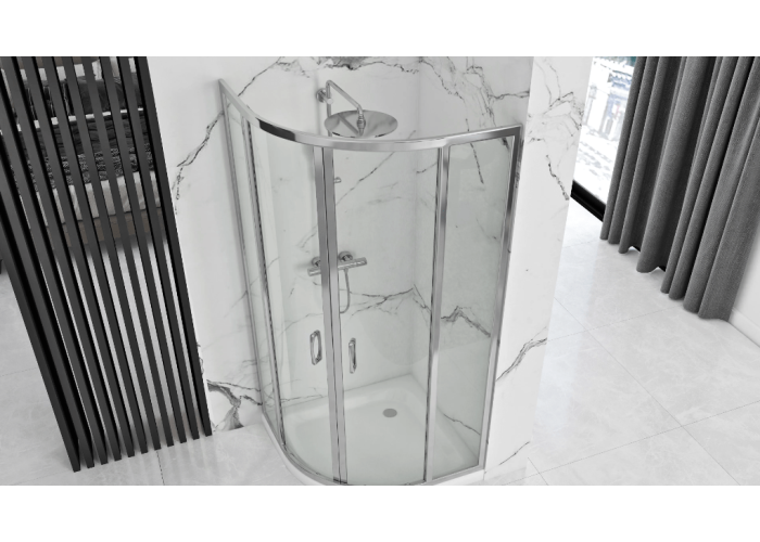 Душова Кабіна Rea LOOK 90X90 Хром REA-K7905