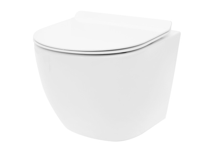 Унітаз REA Carlo Mini Tornado Rimless Slim N REA-C1259