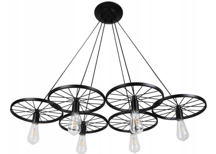 Люстра APP215-6CP Кругла INDUSTRIAL OSW-00351