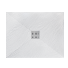 Душовий Піддон REA Білий Rock 80 x 100 REA-K5581