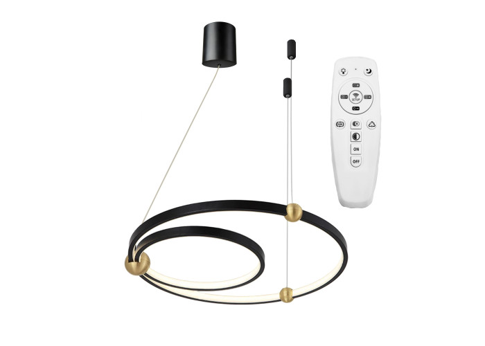 Люстра Чорний Ring LED + Пульт APP692-30-50 OSW-06095