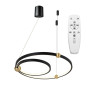 Люстра Чорний Ring LED + Пульт APP692-30-50 OSW-06095
