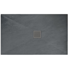 Душовий Піддон REA ROCK 80x120x3,5 Сірий REA-K4583