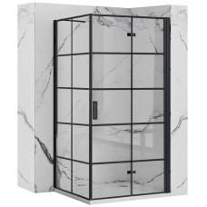 Душова Кабіна REA Molier Чорний 90x80 KPL-8538-8412