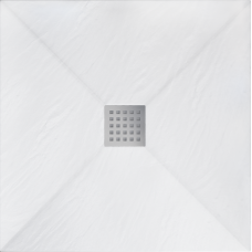 Душовий Піддон REA Білий Rock 90x90 REA-K5580