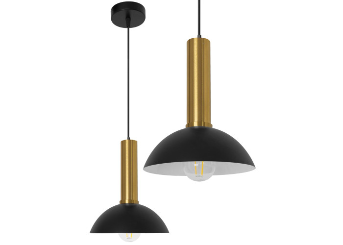 Люстра OSTI C Чорний Золото app130-1cp