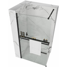 Душова Стінка REA Aero Чорний 90 + Evo KPL-7581-00652