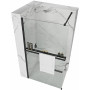 Душова Стінка REA Aero Чорний 90 + Evo KPL-7581-00652