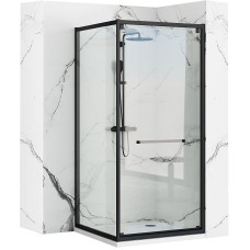 Душова Кабіна REA Space In Чорний 90x90 REA-K8881