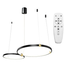 Люстра Чорний Ring LED + Пульт APP763-30-50 OSW-00786