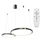 Люстра Чорний Ring LED + Пульт APP763-30-50 OSW-00786