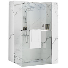 Душова Стінка REA Aero Хром 100 + EVO KPL-7551-08945