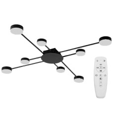 Люстра Чорний 8-Плечова LED APP523-8C OSW-08465