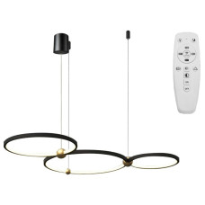 Люстра Чорний Ring 3 LED + Пульт APP752-30-40-50 OSW-08889