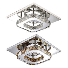 Люстра Кристал Квадратна Glamour 8W APP405-C APP406-C OSW-65003