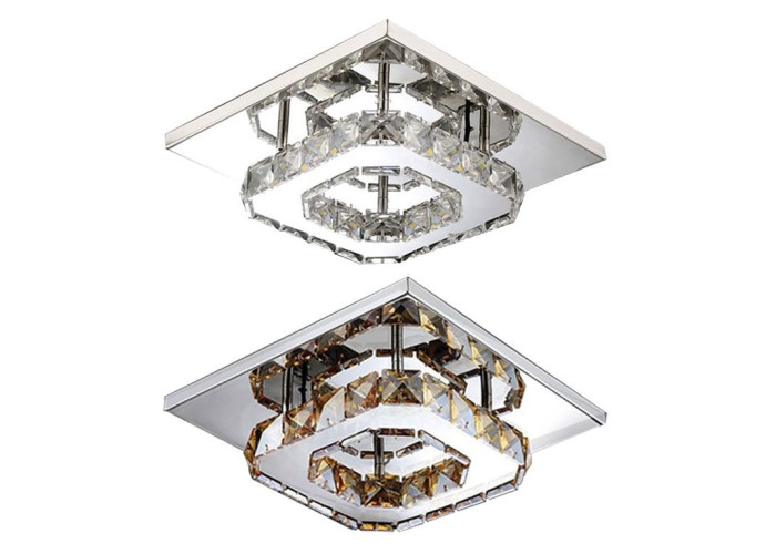 Люстра Кристал Квадратна Glamour 8W APP405-C APP406-C OSW-65003