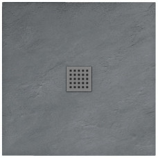 Душовий Піддон REA ROCK 90x90x3,5 Сірий REA-K4585