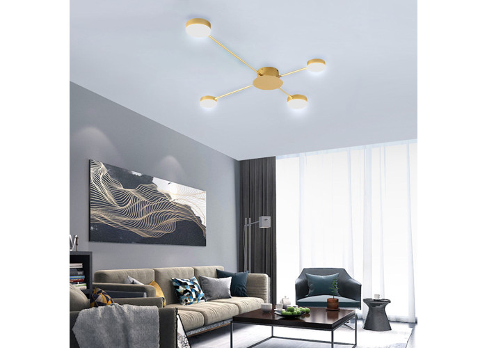 Люстра Золото 4-Плечова LED APP520-4C OSW-08461