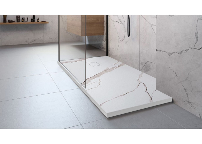 Душовий Піддон Magnum CARRARA Білий 80x100 REA-K7004