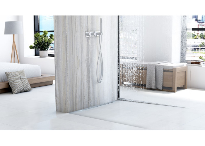 Трап для Душа Rea Neo Ultra Slim Pro Нікель Мат INOX 70 REA-G9801