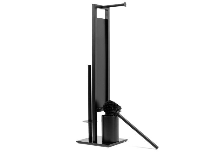 Тримач для Туалетного Папіру Rea Bamboo Чорний HOM-04002