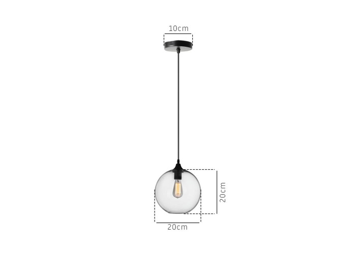 Люстра Скляна APP311-1CP Loft OSW-00343