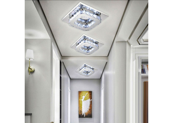 Люстра Кристал Квадратна Glamour 8W APP405-C APP406-C OSW-65003
