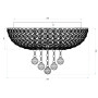 Кристал Люстра APP744-4C Cristal OSW-00189