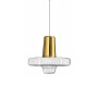 Люстра Скляна Метал Золото LED APP553-1CP OSW-08633