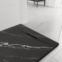 Душовий Піддон Bazalt CARRARA Чорний 90x90 REA-K7003