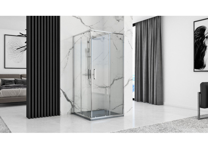 Душовий Піддон REA ROCK 90x90x3,5 Сірий REA-K4585