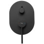 Душовий Гарнітур REA OVAL Чорний BOX REA-P8467