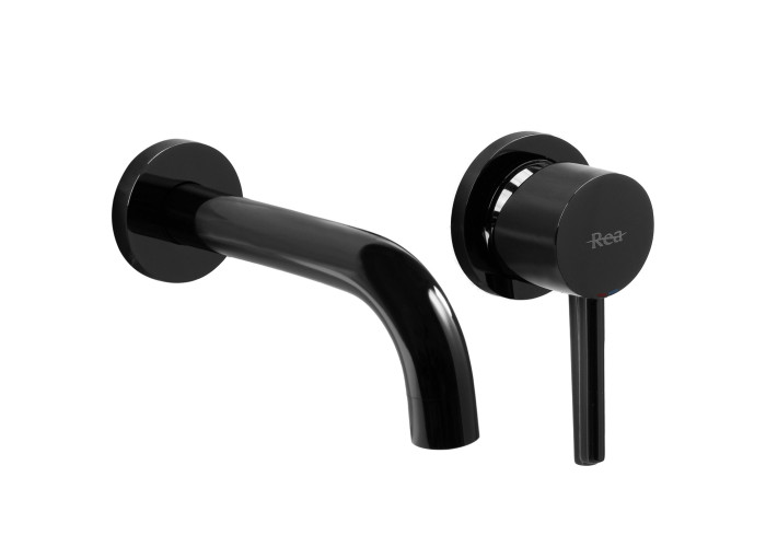 Змішувач Прихованого Монтажу Rea Lungo Black Металік + BOX REA-B4421
