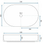 Умивальник Накладний Rea LAYLA 50 REA-U9108