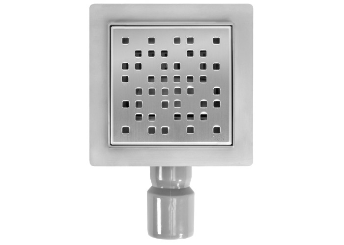 Трап для Душа REA DOTS Нікель Мат 12x12 REA-G6202