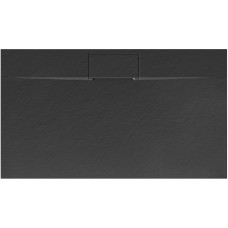 Душовий Піддон Bazalt long Чорний 80x120 REA-K3324