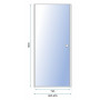Душова Дверь REA Up My Space N 90 REA-K8546