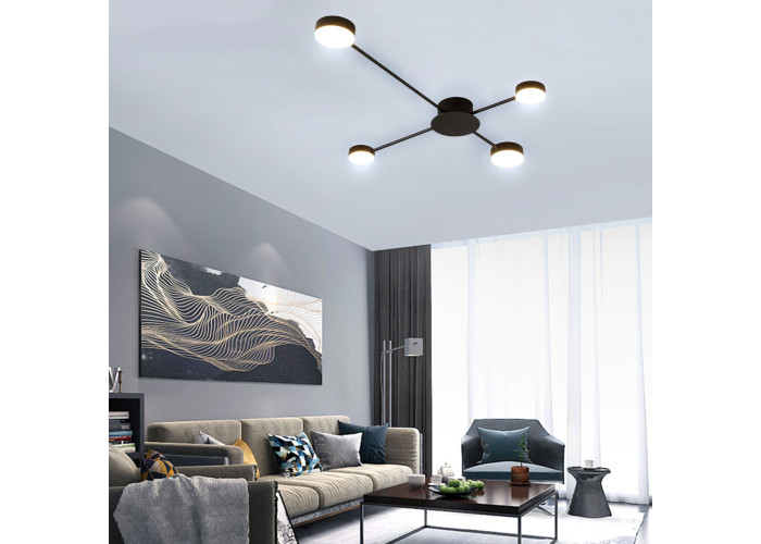 Люстра Чорний 4-Плечова LED APP519-4C OSW-08460