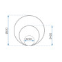 Люстра з Польтом LED APP804-C OSW-07902
