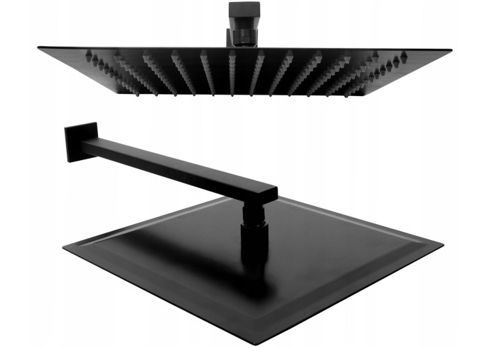 Верхній Душ REA Ultra Slim Square 30x30 Чорний МАТ REA-P0650