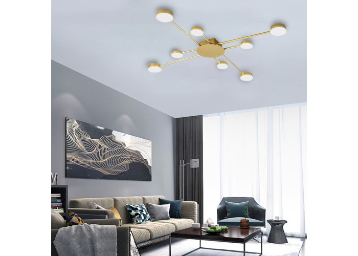 Люстра Золото 8-Плечова LED APP524-8C OSW-08466