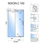 Душова Дверка REA EasyClean NIXON 100 Хром REA-K5012