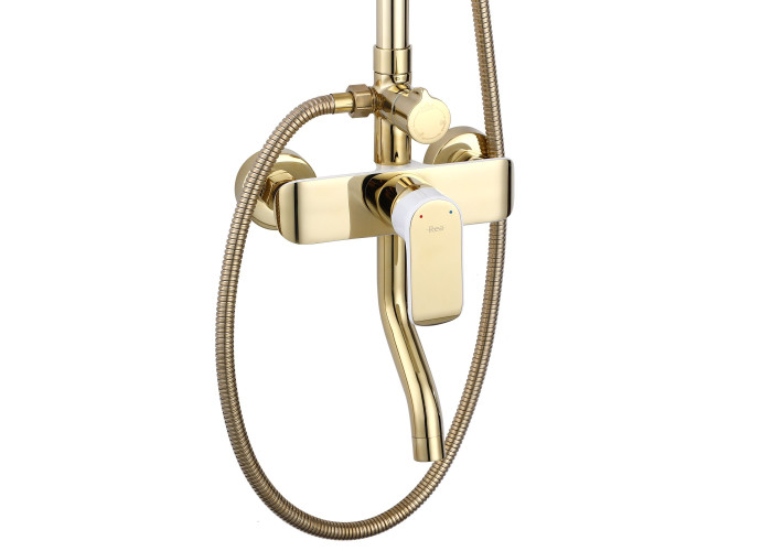 Душовий Гарнітур REA BLOOM WHITE GOLD REA-P9529