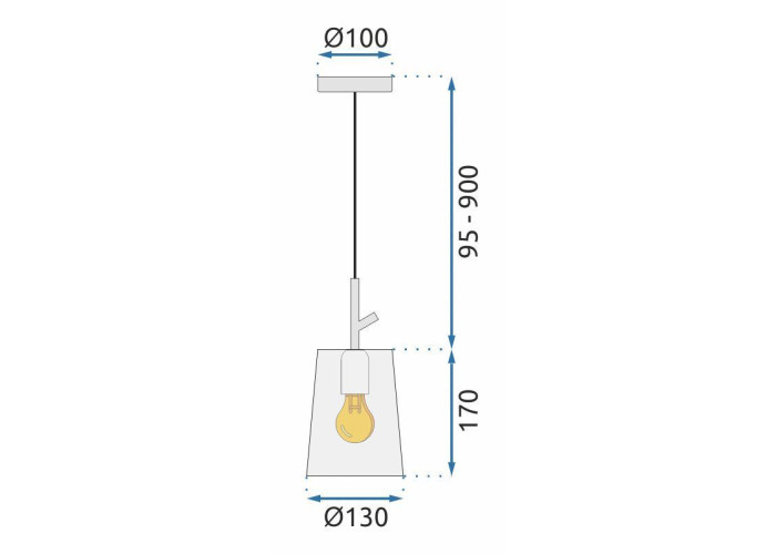 Люстра APP1036-1CP OSW-00696