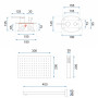 Душовий Гарнітур REA OVAL Чорний BOX REA-P8467