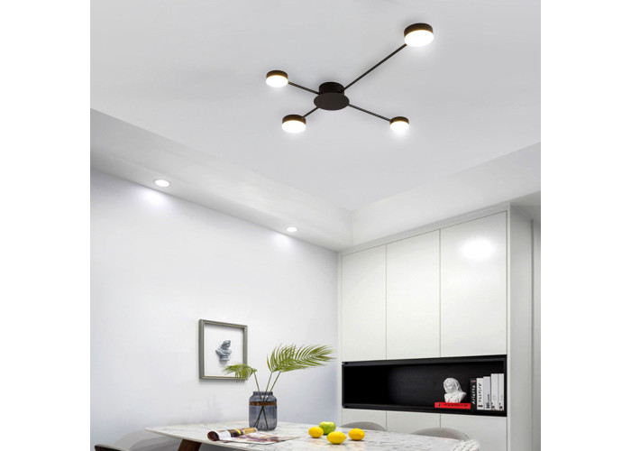 Люстра Чорний 4-Плечова LED APP519-4C OSW-08460