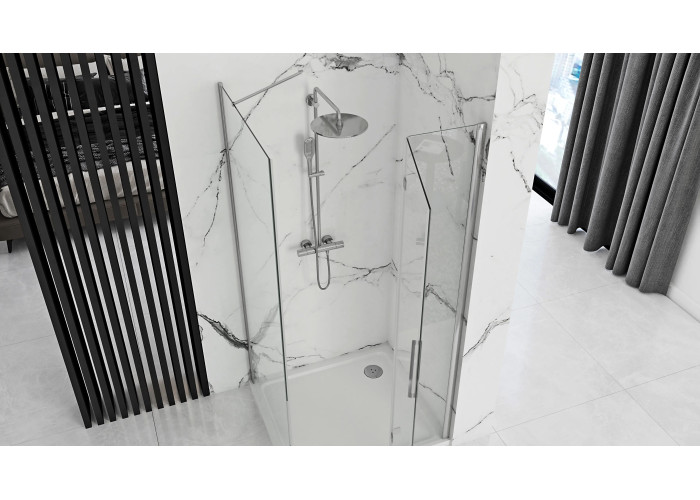 Душова Кабіна REA Molier Хром 100x90 KPL-6371-8535