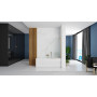 Шторка для Ванни REA Elegant 80 Золото REA-W5601